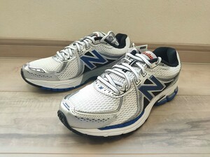 24cm 新品 NEW BALANCE ニューバランス ML860XB 白 シルバー 紺 検 5740 1906 2002 327 996