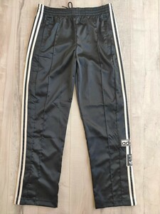 XL 新品 adidas ADIBREAK PANTS アディダス アディブレイク パンツ サテン黒 ブラック BLACK ジャージ ジャージパンツ トラックパンツ SST