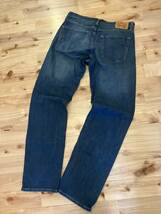 送料520円 中古 ジーンズ デニム Levi's リーバイス 505パキスタン製 W36 L34 ストレッチリーバイストラウスジャパン 股下長い_画像2