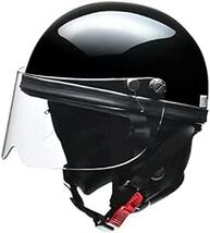 リード工業(LEAD) バイクヘルメット ハーフ HARVE ブラック フリーサイズ HS-_画像1