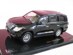 43680# Ixo 1/43 Lexus LX570 2010 черный 