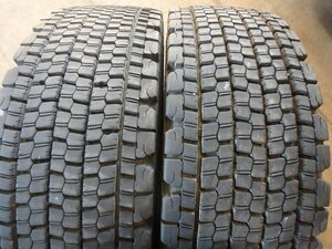 C130 送料無料【245/70R19.5 136/134】ブリヂストン エコピアW901 スタッドレス 2本 2022年製 約6.5分山 w900