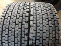 C128 送料無料【245/70R19.5 136/134】ブリヂストン エコピアW901 スタッドレス 2本 2022年製 約6-6.5分山 w900_画像1