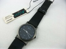 h61u24★SEIKO 古い腕時計 アベニュー 黒 クオーツ時計 動作品 在庫品_画像1