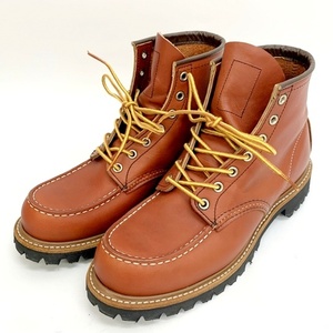 RED WING 8175 Classic Work 6 モックトゥ クラシックワーク 6 アイリッシュセッター ワークブーツ US8.5 レッドウィング 靴 DF10504■