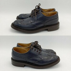 トリッカーズ BOURTON バートン ウィングチップ シューズ カントリーシューズ レザー レディース UK5 約24cm Tricker's 革靴 IF9136■の画像4