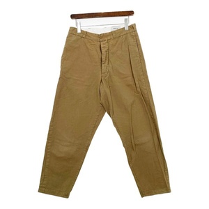 YAECA ヤエカ CHINO CLOTH PANTS WIDE TAPERED 10643 チノクロス テーパードパンツ コットン 日本製 メンズ サイズ30 ボトム DM8331■