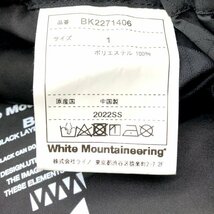 WHITE MOUNTAINEERING パンツ スラックス BK2271406 アウトドア メンズ サイズ1 ブラック系 WHITE MOUNTAINEERING ボトムス A1888◆_画像4