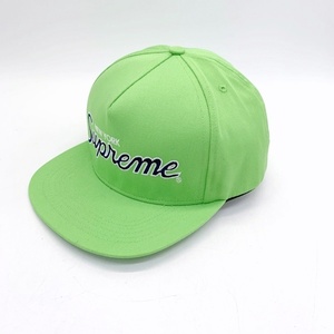 Supreme 22AW Classic Team 5-Panel Cap クラシック チーム 5パネル キャップ 新品同様 全タグ有り メンズ シュプリーム 帽子 DF10335■