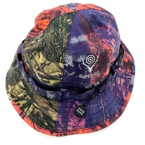 SUPREME x SOUTH2 WEST8 Jungle Hat ジャングルハット 帽子 メンズ S＆Mサイズ マルチカラー系 シュプリーム サウスツー 服飾小物 B2817◆の画像2