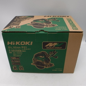 ハイコーキ 125mm コードレスリフォーム用丸のこ C3605DB (SK) (NN) 未使用 チップソー付 HiKOKI △ DW1233