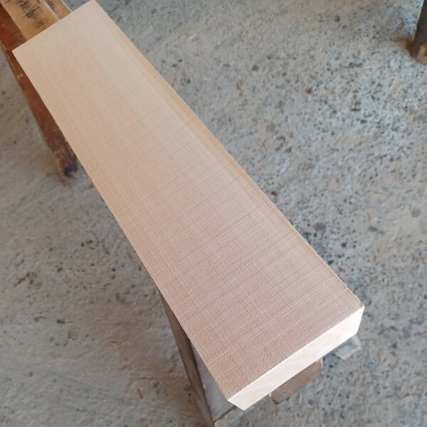 角材-794【51×12.3×7.3cm】 国産ひのき　角材 　彫刻用　テーブル脚 　 一枚板　 桧　 檜 　DIY