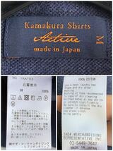 【美品】Maker's Shirt 鎌倉 ポロシャツ 長袖 メンズ M ネイビー 紺 Active 日本製 ボタンダウン 鎌倉シャツ_画像4