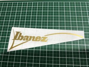 Ibanez ヘッドロゴ ステッカー ゴールド #DECAL-IBANEZ1-GOLD