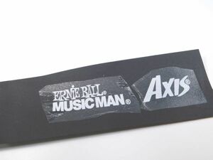 Ernie Ball Musicman Axis ロゴ デカール 白 #DECAL-MUSICMAN-AXISW