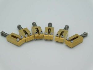 ブラス製 サドル 6個セット 10.8mm #BRASS-SADDLE-108