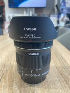 Canon キャノン EFS 10-18mm IMAGE STABILIZER MACRO 0.22m/0.7ft 純正レンズフード付き