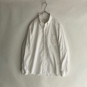 nanamica Wind Shirt 日本製 ナナミカ ボタンダウン ウィンドシャツ ベーシック 3針ステッチ 白 ホワイト 無地 size S sk