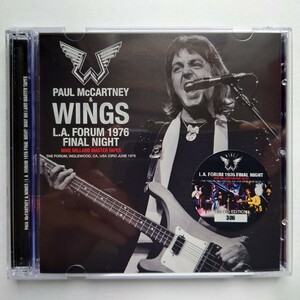 1976 WINGS OVER AMERICA最終公演 FORUM「オーディエンス・プレス2CD」ポール・マッカートニー