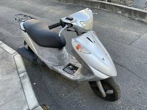 【神奈川,引き取り限定】書類無　アドレスv125　ジャンク　シルバー　銀　車体　本体　中古