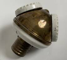 1900s アンティーク Benjamin ベンジャミン 2灯 ソケット ランプ 工業系 インダストリアル_画像8