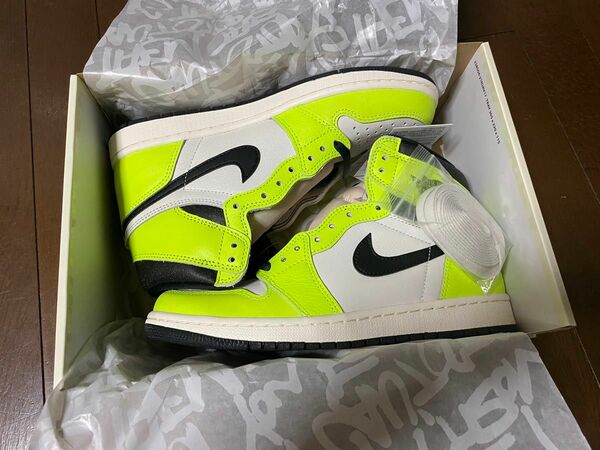 ナイキ エアジョーダン1 レトロ ハイ OG ヴィジョネア　ボルト　VOLT Air JORDAN OG HIGH Nike