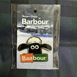 Barbour バブアー ひつじのショーン　ピンバッジ ノベルティ