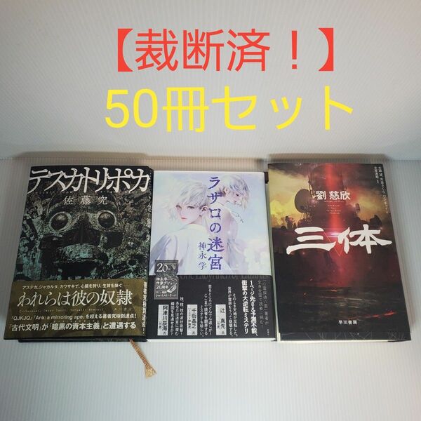 【裁断済！】ラザロの迷宮 三体 テスカトリポカ 怪物の木こり スパイ教室 小説 まとめ 50冊セット