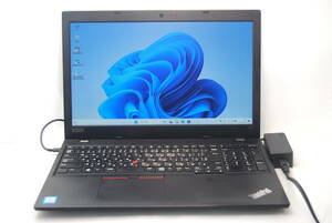 値打ち★ThinkPad L580★20LXS0S500★第8世代Corei3 8130U★HD液晶★SSD120GB★DDR4 8GB★Bluetooth★Win11 Pro★カメラ★wifi★Type-c電源