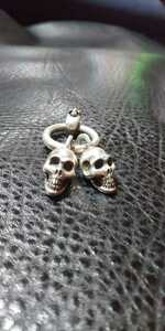 A&Ge- and ji-e-&ji- Skull верх колье серебряный 925 silver sv 925 подвеска head 