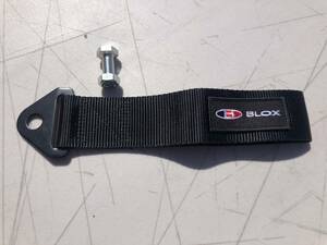 BLOX TOW STRAP 黒 汎用トーストラップ USDM 牽引 US仕様 北米仕様 レース用 正規輸入品 即納 