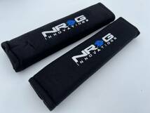 NRG シートベルトパッド 黒 2本１SET USDM JDM stance black 正規輸入品 SBP27BK 国内在庫 即納_画像1