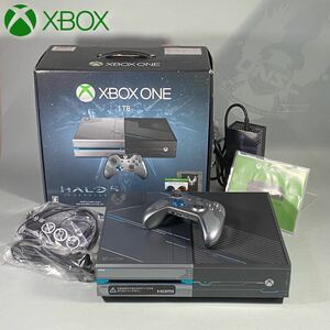 MJ240110-2【極美品動作確認済】XBOX ONE Halo5:Guardians リミテッドエディション 1TB 本体＋コントローラー 1540 