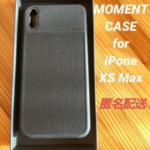 アイフォンケース iPhone Xs Max ブラック 黒 MOMENT モーメント 頑丈 アクセサリー スマートフォン Apple アップル 携帯カバー シンプル