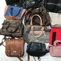 《古着卸》ブランドバッグ25個まとめ売り*セット販売★COACH*FURLA*THEORY*PUCCI*ARMANI*Orobianco*KATESPADE*他(J1247)_画像2