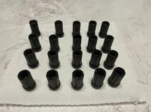 【送料無料】nut屋　M12-1.5 小径スプライン鍛造貫通ナット 37mm　typeS 20個+専用ソケット　_画像1