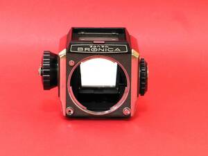 ☆ジャンク品☆パーツ取り・研究用にお使いください☆人気のBRONICA　S2　ボディ　シルバー☆希少・貴重な中判フィルムカメラ☆