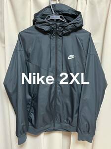 ナイキ ナイロンジャケット ブラック 2XL NIKE ウィンドブレーカー パーカー マウンテンパーカー