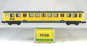 MINITRIX #13128 ＮＳ （オランダ国鉄） 救援列車用客車（ブライトイェロー）