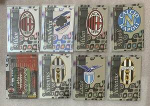 超レア セミコンプ S8/10 Calcio Top Della Serie 1990 2000 Scudetto Cards レアパラレルインサート サッカーカード まとめ売り