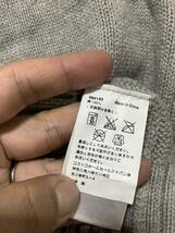 る1244 POLO Ralph Lauren ポロ ラルフローレン ジップアップコットンニット S (8) ビッグポニー グレー コストコ キッズ_画像4