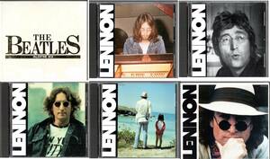 5CD【VALENTINE BOX 1990年製】&【JOHN LENNON 4CD Box (Japan 1990年製)】JOHN LENNON Beatles ビートルズ