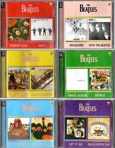 7CD【RUBBER SOUL/HELP! (2 in 1) ほか 12 Album (2000年製) 】Beatles ビートルズ