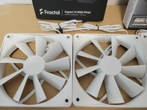 PCケースファン　Fractal aspect 14 RGB pwm　(未使用) 　&　scythe　120mm ファン(中古美品)　&　NZXT　120mmファン(ケース取り外し品)_画像9