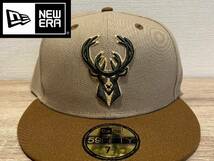 定価8360円　NEW ERA NBA ミルウォーキーバックス 59FIFTY 7 1/2 バスケットボール　ニューエラ_画像1