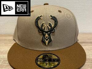 定価8360円　NEW ERA NBA ミルウォーキーバックス 59FIFTY 7 1/2 バスケットボール　ニューエラ　帽子　キャップ