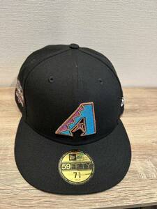 アリゾナ　ダイヤモンドバックス　メタルロゴ　MLB　59FIFTY 7 5/8 刺繍エンブレム　ワールドシリーズ