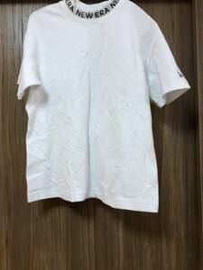 NEWERA　ニューエラ　ネックロゴ　白　Tシャツ　半袖　MEDIUM