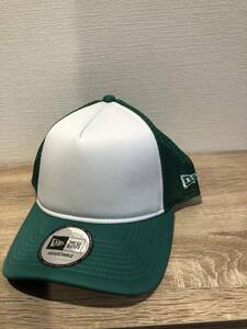 NEWERA ニューエラ　無地　緑　ADJUSTABLE　フリーサイズ　メッシュ　帽子　キャップ
