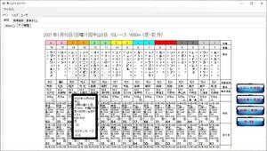 ４月　JRA中央競馬　OR　地方競馬　の予想ができる２度美味しいソフト（※データ永遠無料）